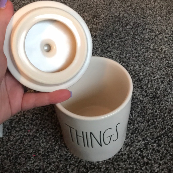 Rae Dunn THINGS jar - Picture 3 of 4